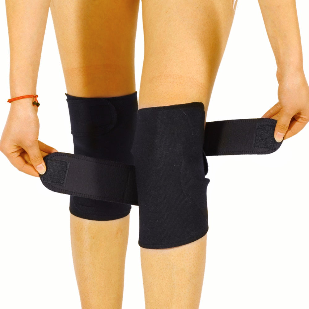 Self Heating Magnetic Knee Brace Support Pad Thermal Therapy Arthritis Protector