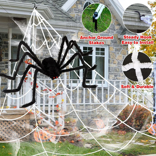 Halloween Spider Web Decoration Props