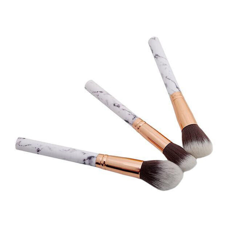 10 Pcs Kabuki Makeup Brushes Set Eye Shadow Blusher Face Powder Foundation UK