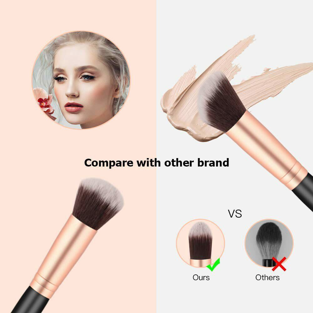 14Pcs Kabuki Make up Brushes Set Eye Shadow Blusher Face Powder Foundation Use