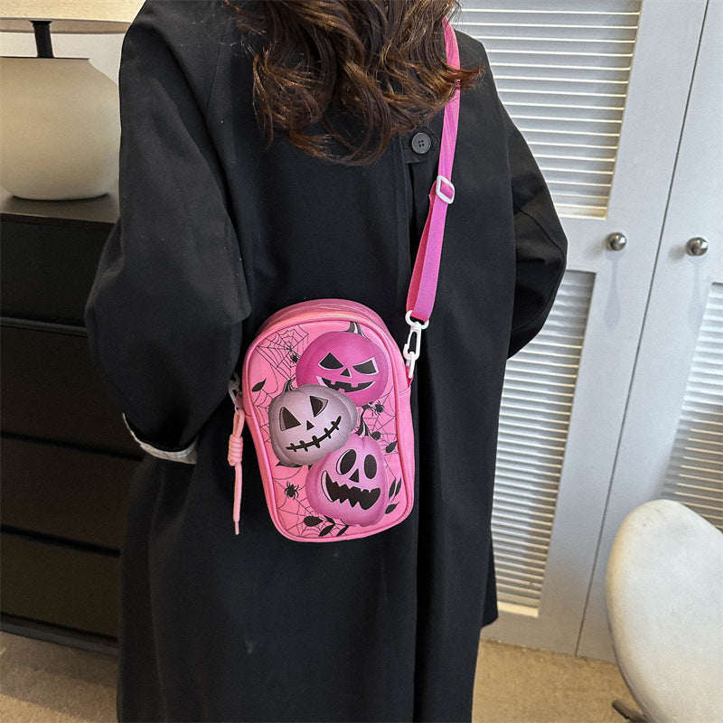 Funny Phone Bag Halloween Dark Crossbody Bag