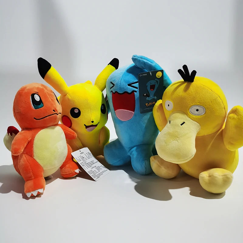 Original Pokemon Plush Charmander Squirtle Pikachu Plush Bulbasaur Anime Stuffed Animal Toy