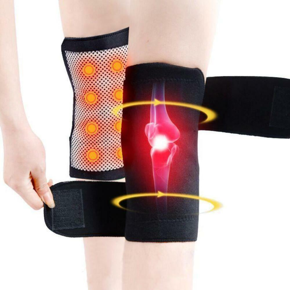 Self Heating Magnetic Knee Brace Support Pad Thermal Therapy Arthritis Protector